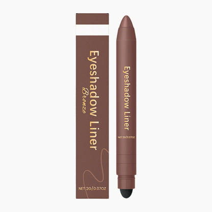 Matita Ombretto e Eyeliner 2-in-1 con Pennello per Sfumatura