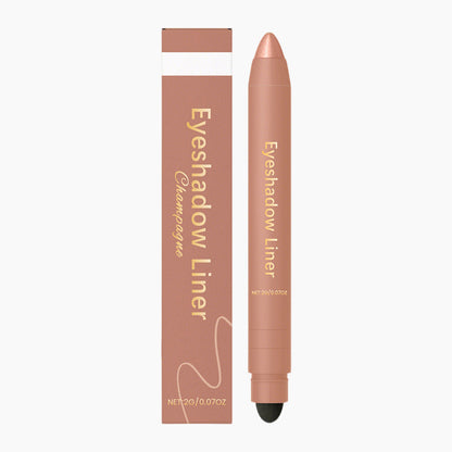 Matita Ombretto e Eyeliner 2-in-1 con Pennello per Sfumatura
