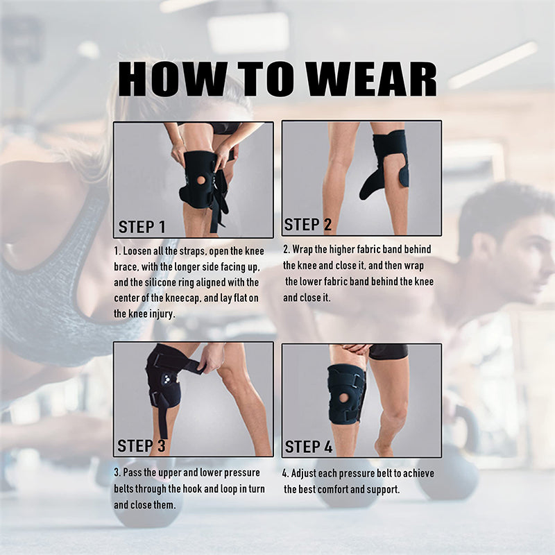 🦵 Ginocchiera Traspirante e Regolabile – Supporto Articolare Leggero per Sport e Vita Quotidiana, Comfort Ottimale 🏃‍♂️📦