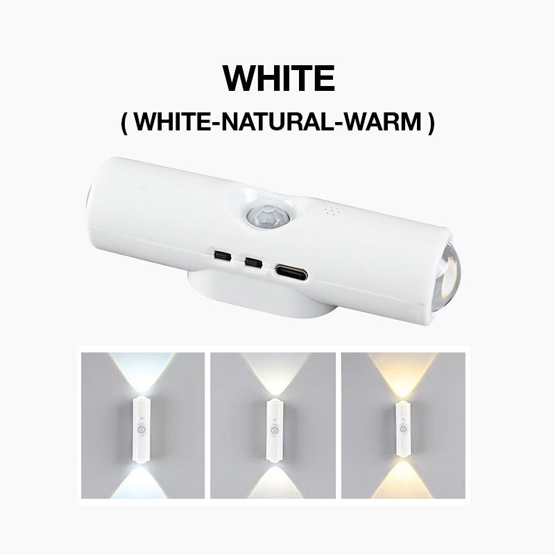 Luce Atmosferica RGB Intelligente Magnetica 🎨🚶🔋 , si installa senza fori e si riposiziona facilmente, con sensore di movimento, permette di modificare l’illuminazione decorativa per adattare lo spazio al proprio gusto.