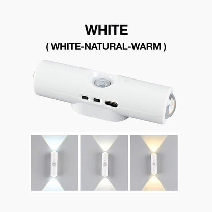 Luce Atmosferica RGB Intelligente Magnetica 🎨🚶🔋 , si installa senza fori e si riposiziona facilmente, con sensore di movimento, permette di modificare l’illuminazione decorativa per adattare lo spazio al proprio gusto.