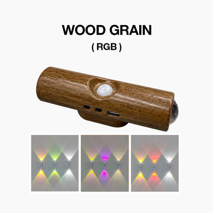 Luce Atmosferica RGB Intelligente Magnetica 🎨🚶🔋 , si installa senza fori e si riposiziona facilmente, con sensore di movimento, permette di modificare l’illuminazione decorativa per adattare lo spazio al proprio gusto.