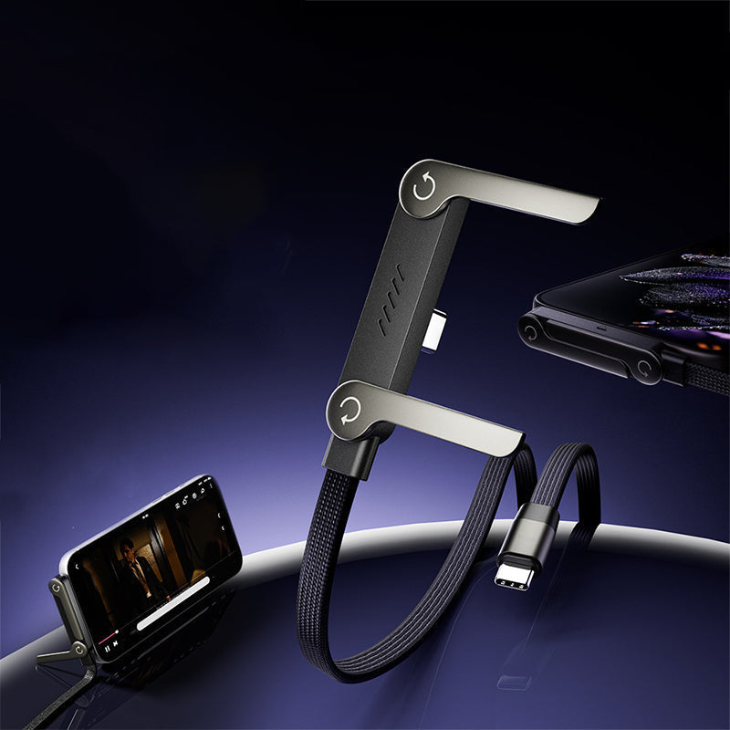 Cavo dati pieghevole di carica rapida da 240w, adatto per Apple iPhone 15-17 Pro Max, Samsung, Huawei, Xiaomi