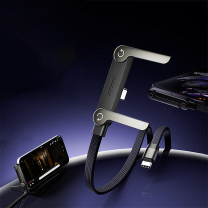 Cavo dati pieghevole di carica rapida da 240w, adatto per Apple iPhone 15-17 Pro Max, Samsung, Huawei, Xiaomi
