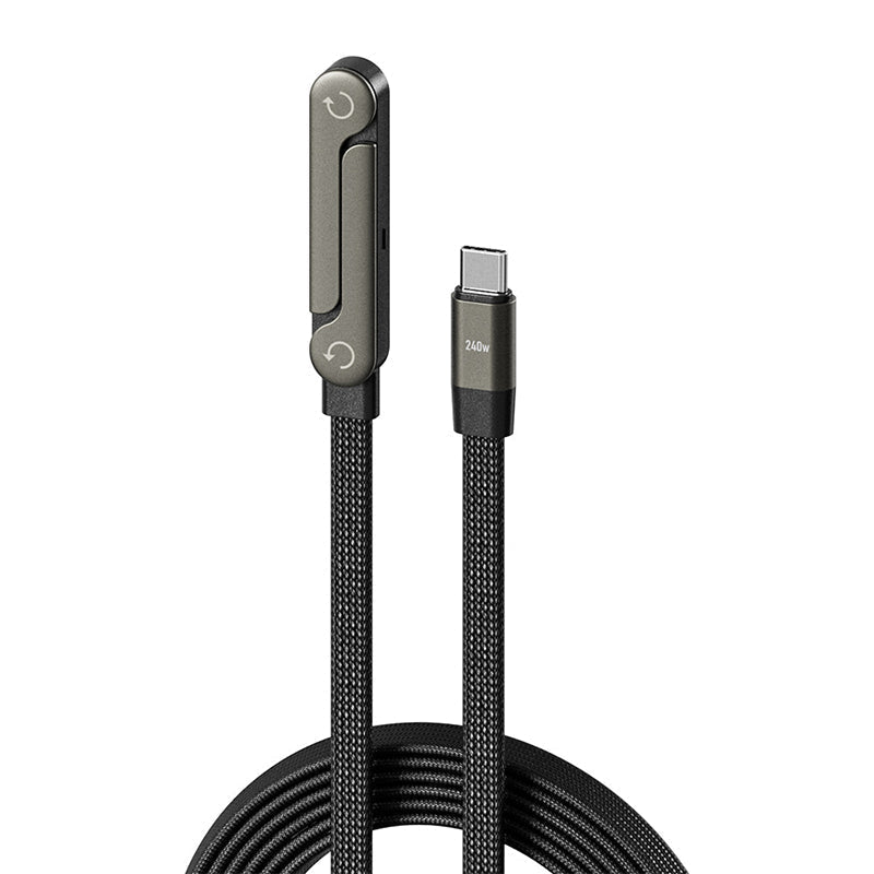Cavo dati pieghevole di carica rapida da 240w, adatto per Apple iPhone 15-17 Pro Max, Samsung, Huawei, Xiaomi