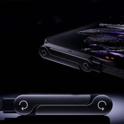 Cavo dati pieghevole di carica rapida da 240w, adatto per Apple iPhone 15-17 Pro Max, Samsung, Huawei, Xiaomi
