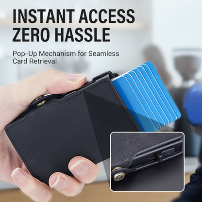 💳 50% DI SCONTO! 🎉 Porta Carte Pop-Up – Tecnologia Anti-Smagnetizzazione, Blocco RFID & Design Compatto 📦