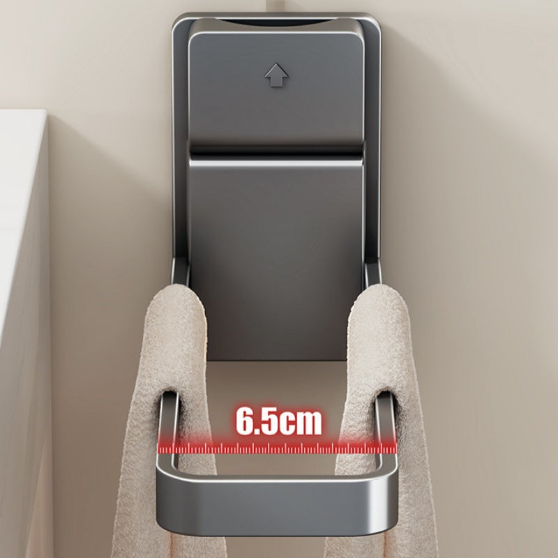 🛁🧺 Portasciugamani pieghevole con ventosa｜Senza fori, ventosa forte, design pieghevole salvaspazio, resistente alla ruggine, adatto per bagno e cucina✨