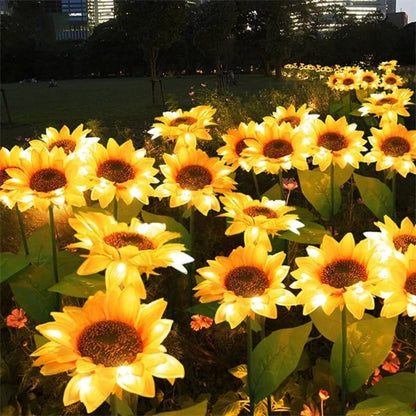 🌻SCONTO 50% ORA! Luci Solari a Girasole per Giardino – Fiore Solare Realistico IP65 Resistente alle Intemperie, Lampada Decorativa da Esterno per Cortile, Vialetto, Patio e Decorazione Giardino