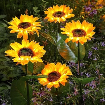 🌻SCONTO 50% ORA! Luci Solari a Girasole per Giardino – Fiore Solare Realistico IP65 Resistente alle Intemperie, Lampada Decorativa da Esterno per Cortile, Vialetto, Patio e Decorazione Giardino