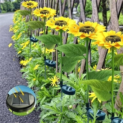 🌻SCONTO 50% ORA! Luci Solari a Girasole per Giardino – Fiore Solare Realistico IP65 Resistente alle Intemperie, Lampada Decorativa da Esterno per Cortile, Vialetto, Patio e Decorazione Giardino