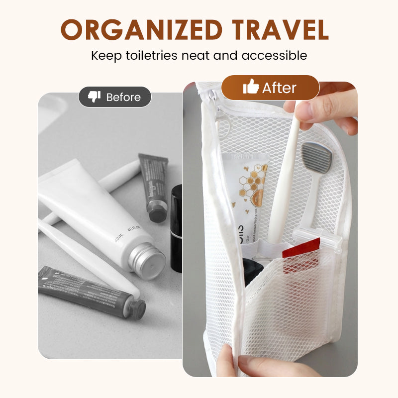 🧳🧼 50% DI SCONTO! Borsa da Viaggio Portatile e Leggera – Scomparti Interni Intelligenti, Struttura Compatta in EVA e Idrorepellente. Tiene in Ordine i Tuoi Articoli da Toeletta – Perfetta per Viaggi e Fitness! ✈️✨