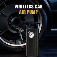 🚗✨Gonfiatore Pneumatici Wireless 💨🔋📏 Flusso d’aria 35 L/min, ricarica USB, manometro meccanico, consente di controllare e regolare facilmente la pressione degli pneumatici per una guida sicura.