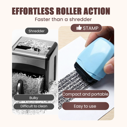 ⏳ Offerta a tempo limitato: -50% ⏰ Timbro a rullo per la protezione della privacy 👣