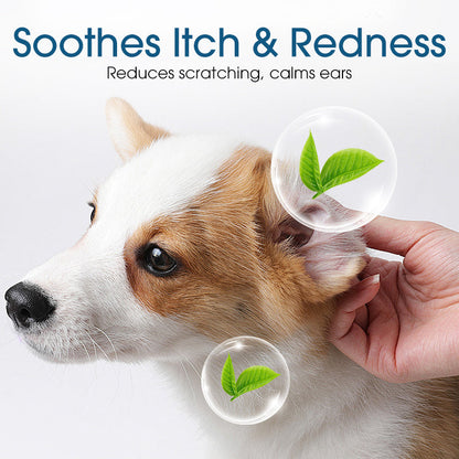 Soluzione detergente per le orecchie per cani e gatti 👂🌿🩹 Con formula botanica priva di antibiotici e punta silicone morbida, scioglie il cerume e lenisce prurito e rossore, mantiene le orecchie del pet pulite e confortevoli.