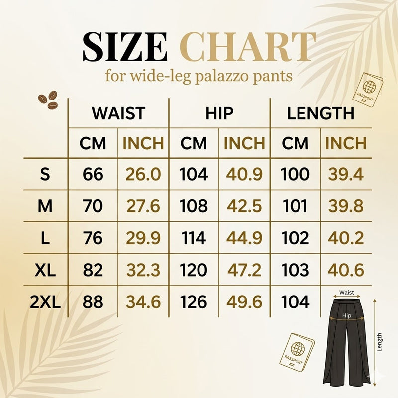 💃 SCONTO DEL 50% PER UN PERIODO LIMITATO! 👖 Pantaloni larghi da donna in chiffon – Tessuto fluido, taglio che valorizza la silhouette, eleganti per ogni occasione 🖤