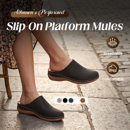 👡🔥 50% RABATT 🌸 Damen Slip-On Plateau-Pantoletten – luftig, leicht & stylisch für Sommer, Strand & City 🌞🏖️