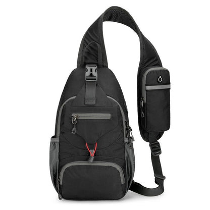 🎒 50% DI SCONTO! ✨ Borsa a tracolla da uomo per attività all'aperto – Molte tasche, resistente all'acqua, parte posteriore traspirante
