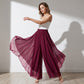 👖 LIMITIERTES ANGEBOT 50% RABATT! 🌸 Damen Chiffon-Hose mit weitem Bein & asymmetrischem Saum – Hose-Rock-Hybrid, Leicht, Elegant ✨
