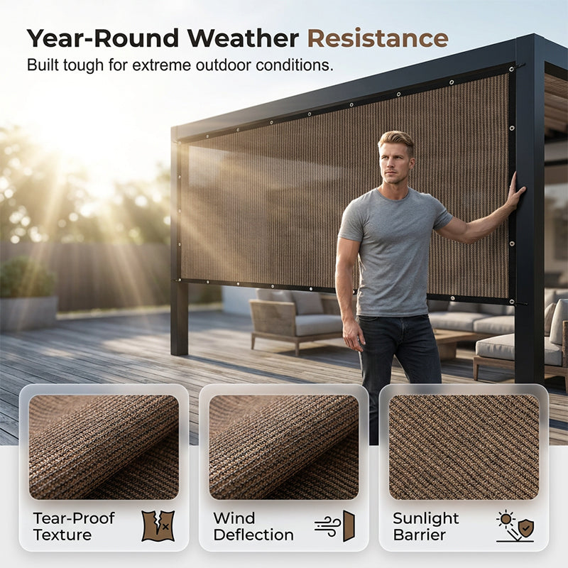 💥50% OFF⏰️Fino ad esaurimento scorte🌿 Resistente ai raggi UV, traspirante, rinfrescante, tenda parasole tessuta di alta qualità✨
