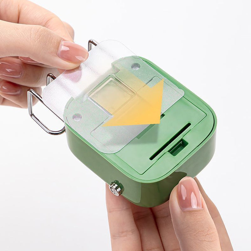 Promemoria Vocale Sensore Infrarosso 🎙️📏🏠 Dispositivo con registrazione vocale e sensore a 1,5 m, ganci integrati e installazione adesiva senza forare, attiva un messaggio personalizzato al tuo passaggio per ricordarti le cose prima di uscire.