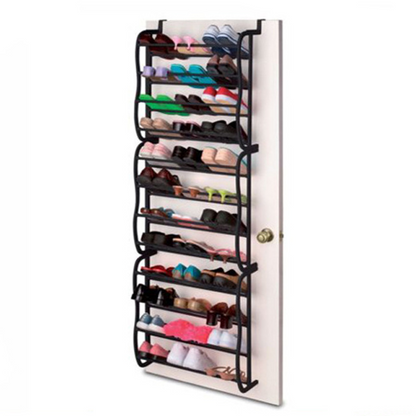 👟SCONTO DEL 50% IN QUESTO MOMENTO! 🏆 Scarpiera da appendere alla porta – 24 scomparti e montaggio senza attrezzi – Adatta a porte standard, può contenere fino a 24 paia – perfetta per l’ingresso o l’armadio 🚪✨
