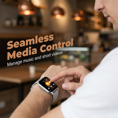 ⌚Montre connectée multifonction pour hommes / femmes,  avec moniteur de pas / d'activité, podomètre, montre connectée pour répondre / passer des appels, Compatible Android iOS, idée cadeau pour lui / elle
