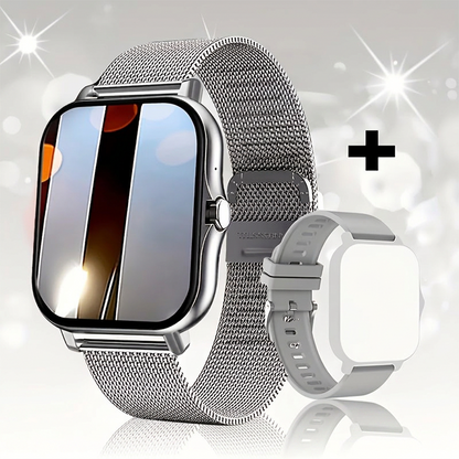 ⌚Montre connectée multifonction pour hommes / femmes,  avec moniteur de pas / d'activité, podomètre, montre connectée pour répondre / passer des appels, Compatible Android iOS, idée cadeau pour lui / elle