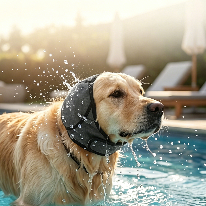 ✨Fascia Sicura Copri-Orecchie per Cani 🛡️🐶👶 Il materiale elastico non esercita pressione e protegge le orecchie del cane, riducendo l'agitazione dell'animale in ambienti domestici dove sono presenti anche i bambini.