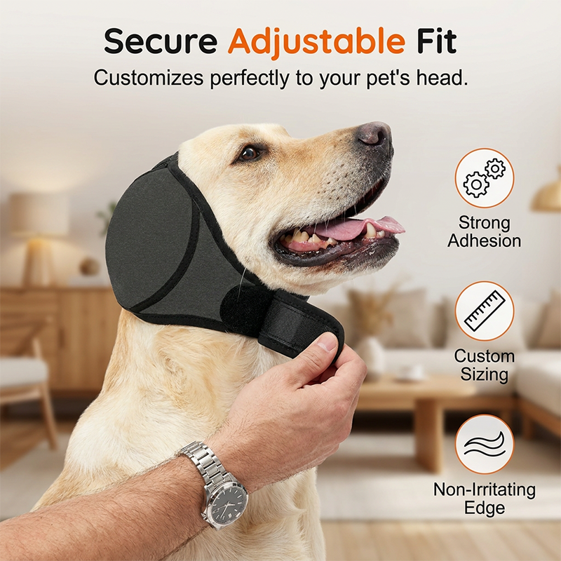 ✨Fascia Sicura Copri-Orecchie per Cani 🛡️🐶👶 Il materiale elastico non esercita pressione e protegge le orecchie del cane, riducendo l'agitazione dell'animale in ambienti domestici dove sono presenti anche i bambini.