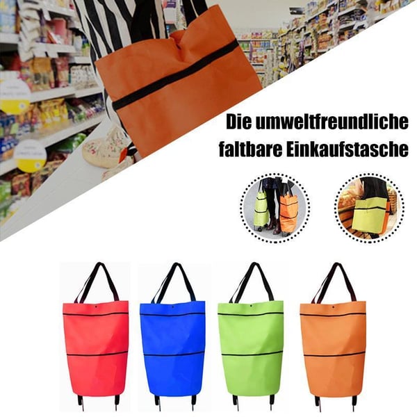📢📢50% DI SCONTO!! ⏰Carrello della Spesa Pieghevole 2 in 1