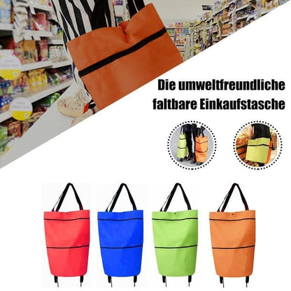 📢📢50% DI SCONTO!! ⏰Carrello della Spesa Pieghevole 2 in 1