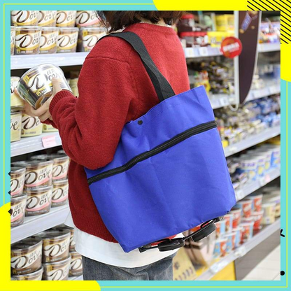 📢📢50% DI SCONTO!! ⏰Carrello della Spesa Pieghevole 2 in 1