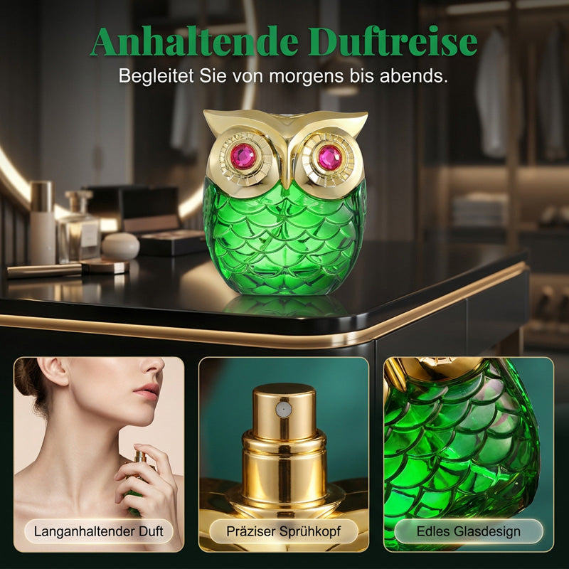 ⏳Offerta a tempo limitato⏰ Eau de Parfum Mystical – Fragranza misteriosa, elegante flacone a forma di gufo, lunga durata. 🌙💎