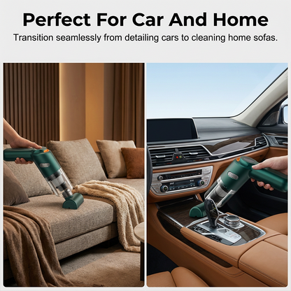 🚗 Aspirapolvere Wireless per Auto 10000Pa 💨✨ - Motore 120W | Batteria 4000mAh 30min | Filtro HEPA Lavabile | Senza Filo 400g | 3 Versioni | 50% DI SCONTO