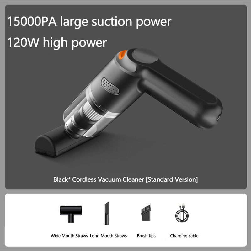🚗 Aspirapolvere Wireless per Auto 10000Pa 💨✨ - Motore 120W | Batteria 4000mAh 30min | Filtro HEPA Lavabile | Senza Filo 400g | 3 Versioni | 50% DI SCONTO