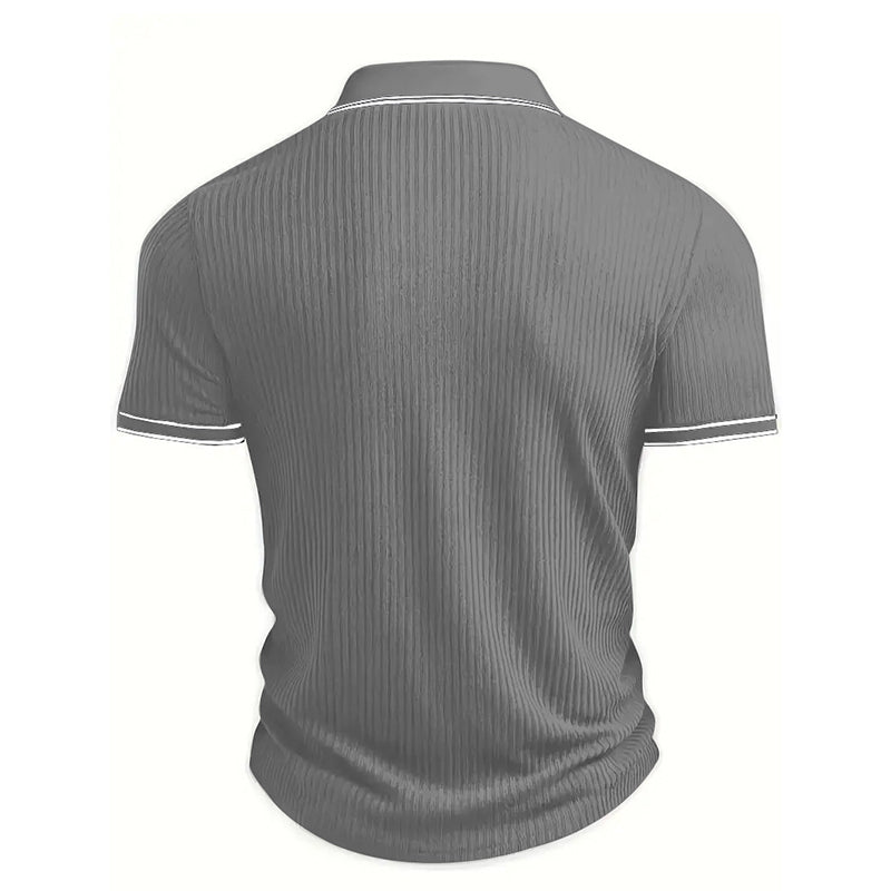 🌞Polo estiva casual a maniche corte – Tessuto traspirante, vestibilità classica e perfetta per l'uso quotidiano🏠