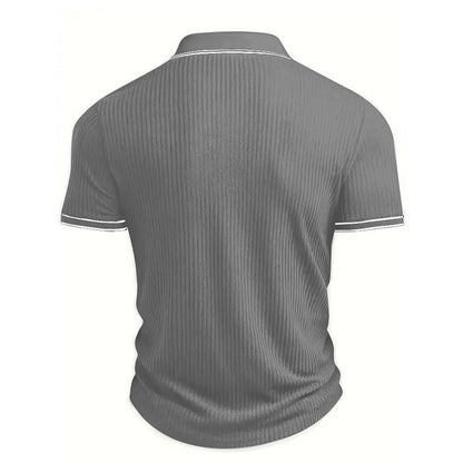 🌞Polo estiva casual a maniche corte – Tessuto traspirante, vestibilità classica e perfetta per l'uso quotidiano🏠