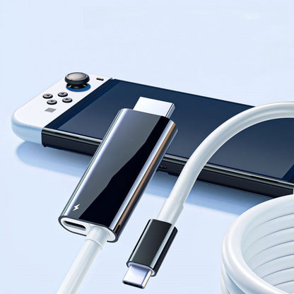 🎮📱➡️🖥️ Cavo USB-C HDMI 2M con PD 100W — Proietta Switch, Tablet & Telefono sulla TV | Gioca & Ricarica Insieme