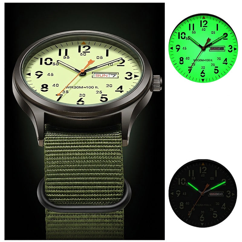 📢📢 SCONTO DEL 40% !! ⏰ Orologio al quarzo da uomo con display luminoso ⌚🌟✨