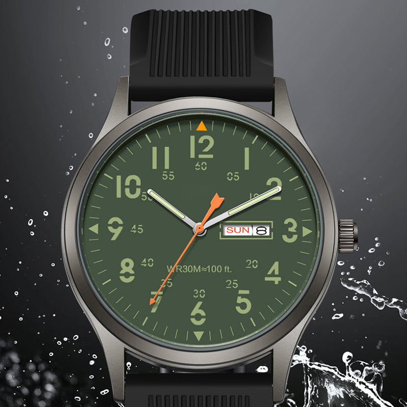 📢📢 SCONTO DEL 40% !! ⏰ Orologio al quarzo da uomo con display luminoso ⌚🌟✨