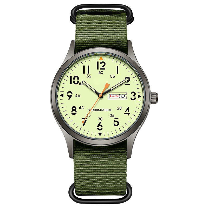 📢📢 SCONTO DEL 40% !! ⏰ Orologio al quarzo da uomo con display luminoso ⌚🌟✨