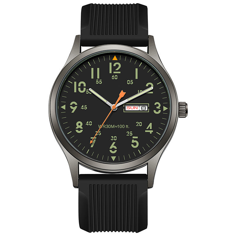 📢📢 SCONTO DEL 40% !! ⏰ Orologio al quarzo da uomo con display luminoso ⌚🌟✨
