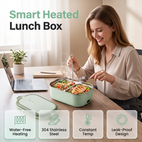 Scaldavivande Elettrico Portatile per Lunch Box senza Acqua