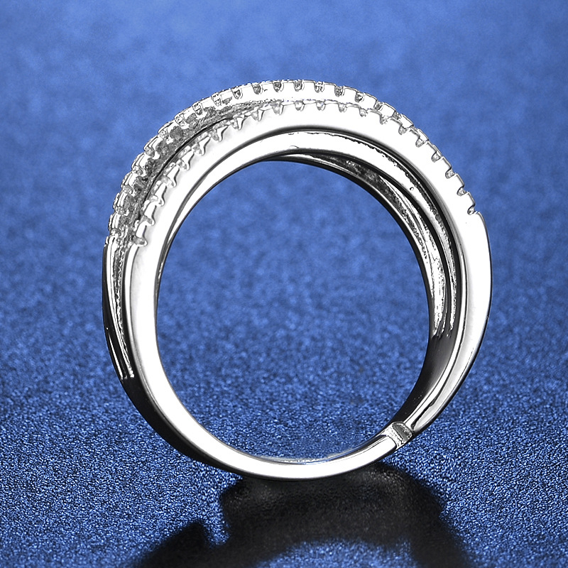 💫 Anello a croce regolabile a più file 💥