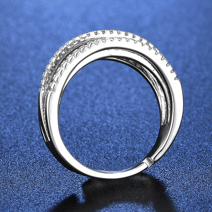 💫 Anello a croce regolabile a più file 💥