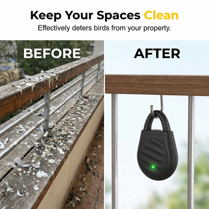 🔥REPELLENTE A ULTRASUONI PER GIARDINO 🌿🏡🔋 Modello silenzioso senza tossine, con impostazioni interne ed esterne, batteria a lunga autonomia, protegge giardino e spazio esterno della casa dai guasti causati dagli uccelli.🚫🦅