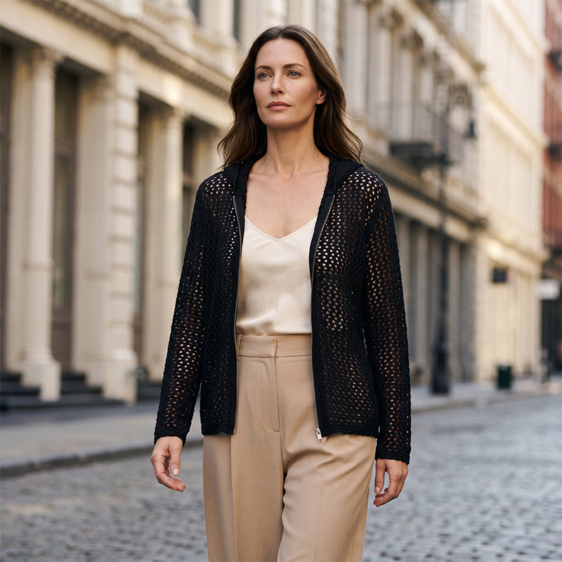 🎉 Saldi 2026 — Oltre 22.000 Venduti 🧥 Cardigan da Donna a Maglia Aperta con Zip Leggero 🌸