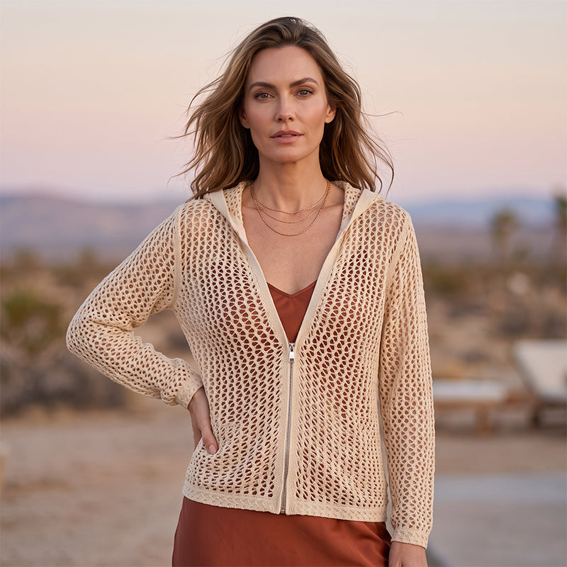 🎉 Saldi 2026 — Oltre 22.000 Venduti 🧥 Cardigan da Donna a Maglia Aperta con Zip Leggero 🌸