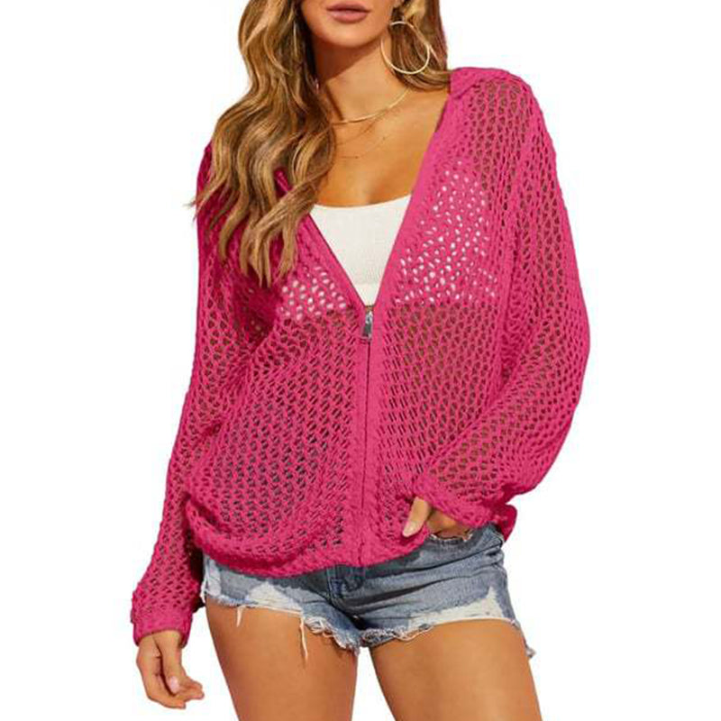 🎉 Saldi 2026 — Oltre 22.000 Venduti 🧥 Cardigan da Donna a Maglia Aperta con Zip Leggero 🌸